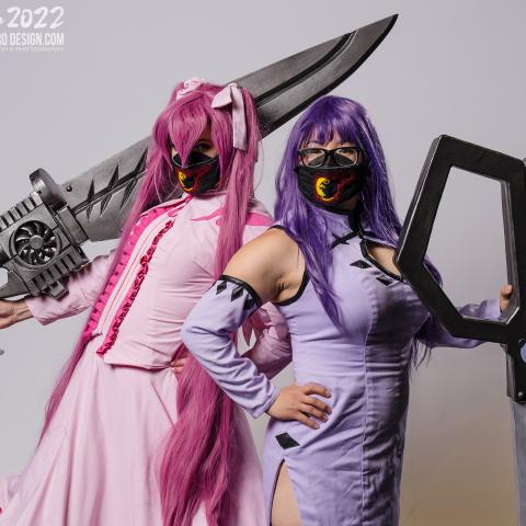 Mine and Sheele from Akame ga Kill